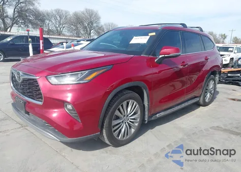 2021 Toyota Highlander Platinum z USA, uszkodzony, nr VIN 5TDFZRAH4MS077661